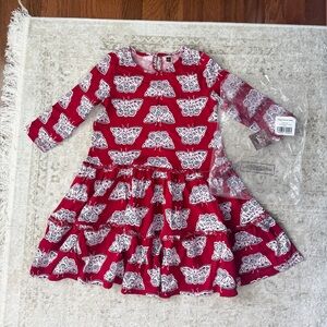 Tea Collection Tiered Winter Dress